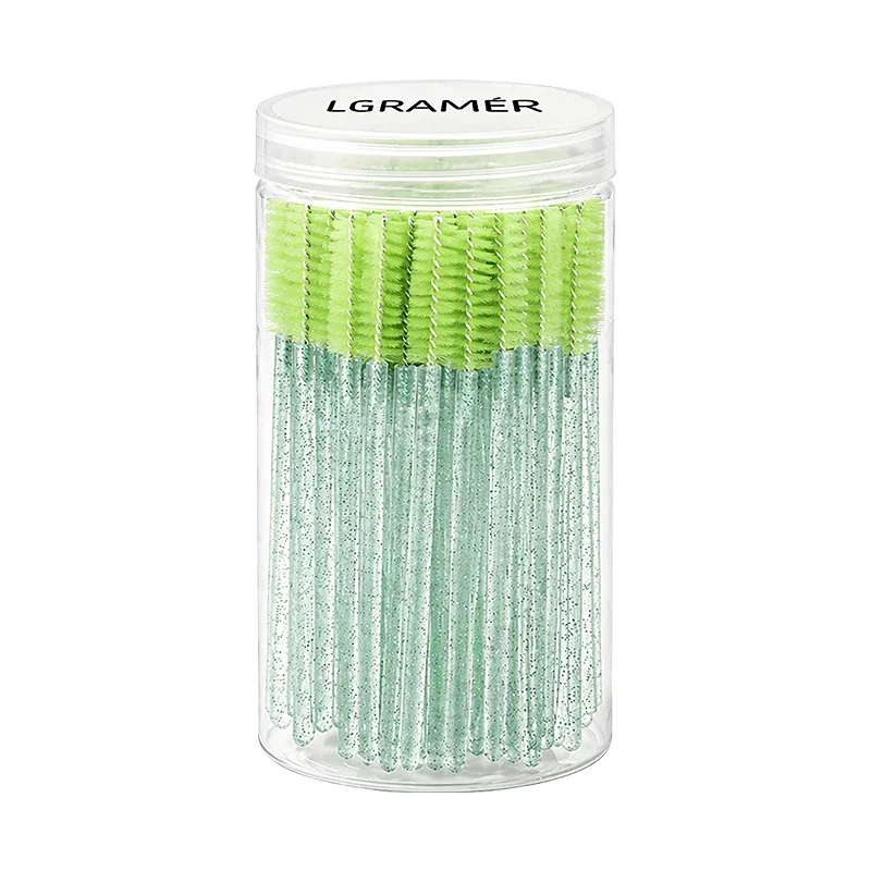 50/100 pcs Eyelash Extension Brush Disposable Eye Lashes Make Up Brushes Mascara Wand Applicator Multiple Colors Makeup Tools