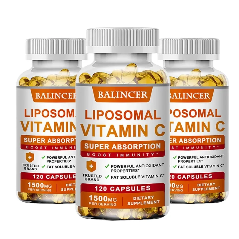 Liposomal Vitamin C Supports Antioxidant Health & Immune Function High Absorption Non-GMO Gluten Free – 120 Capsules