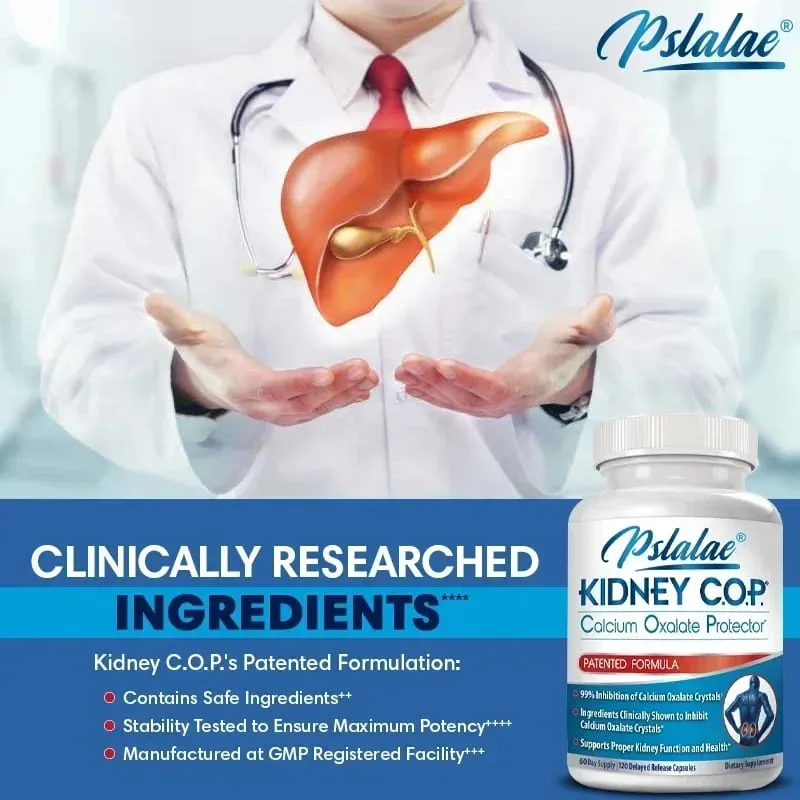 Kidney COP Calcium Oxalate Protectant - It Helps Prevent The Recurrence of Kidney Stones Promotes Healthy Kidney Function