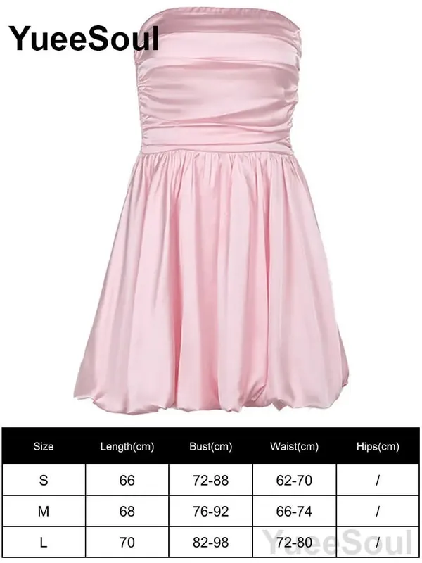 Pink Women's Dress Elegant Evening Birthday Party Female Dresses 2026 Summer New Sweet Cute Y2K Casual High Street Lolita Dress