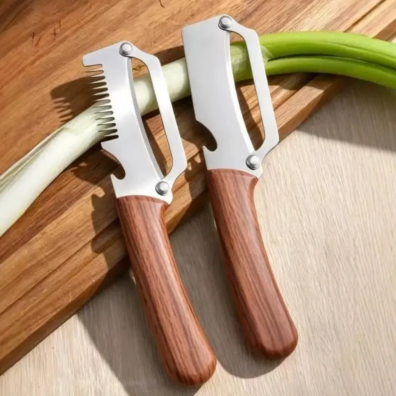 Acessório de cozinha prático com descascador de vegetais e abridor de garrafas 2 em 1, 3 em 1, ideal para cozinhar rápido e fácil