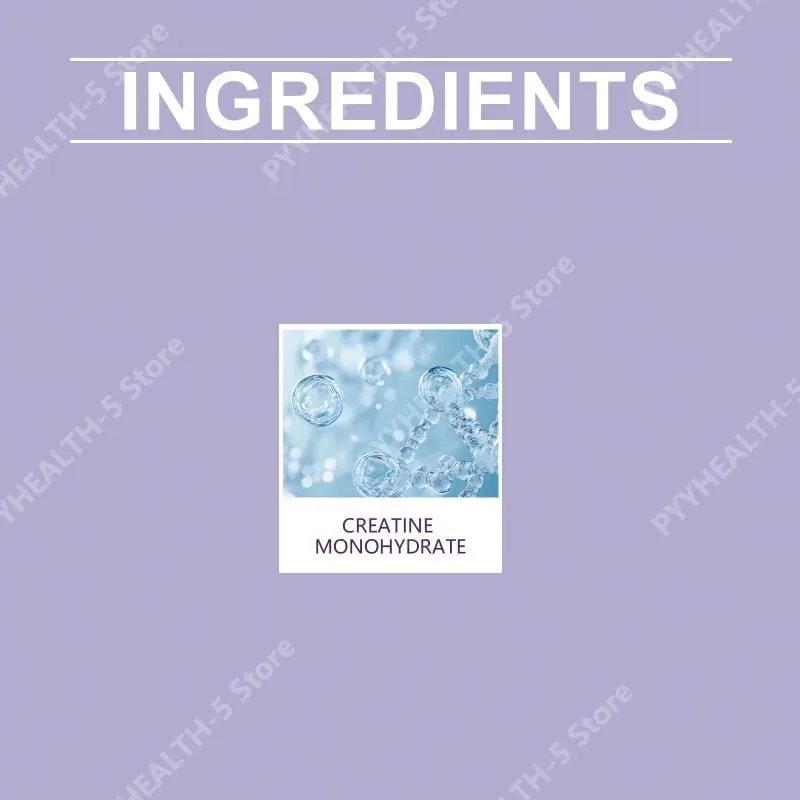 Creatine Gummies Chewable Gummy Supplement for Daily Support Serving 3 Gummies Total 60 Gummies