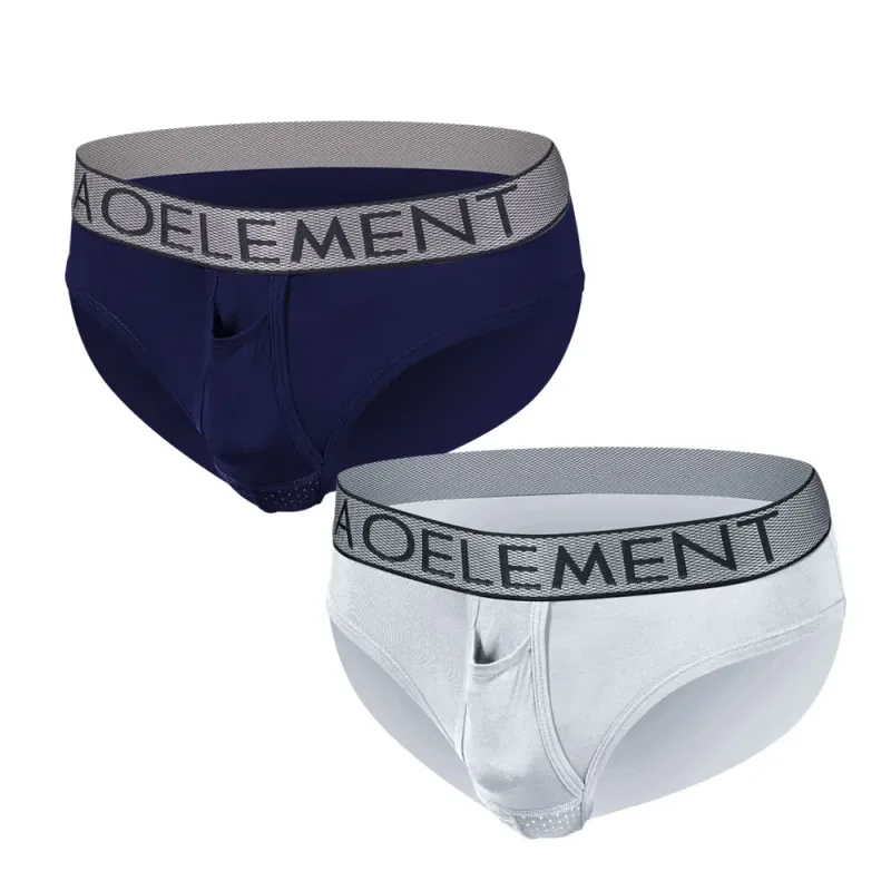 Gun-Shaped Separation Scrotal Support Underwear for Men, Breathable Briefs for Varicocele with U-Shaped Pouch