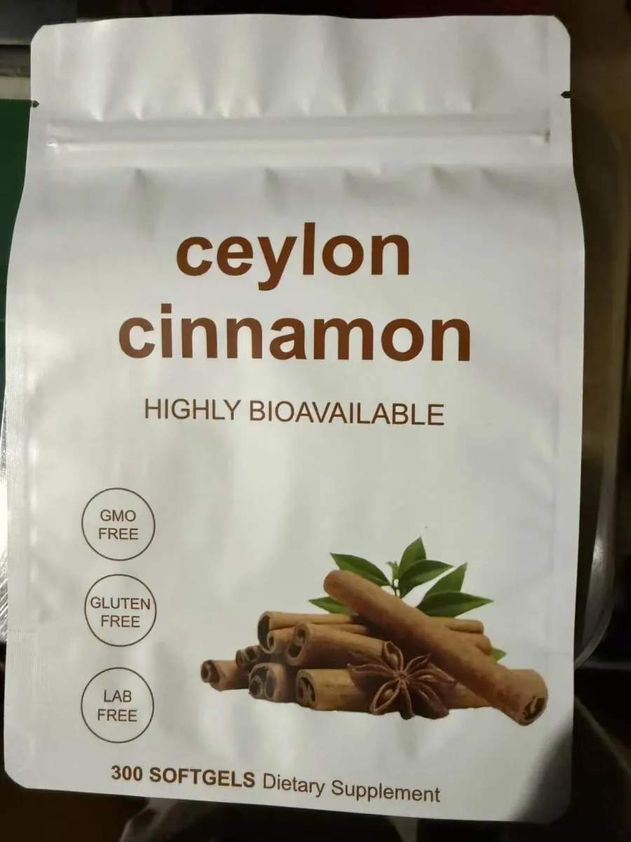 300 stk Ceylon Cinnamon Softgels Rene ingredienser Kosttilskud for afbalanceret ernæring Immunstøtte Nem fordøjelse
