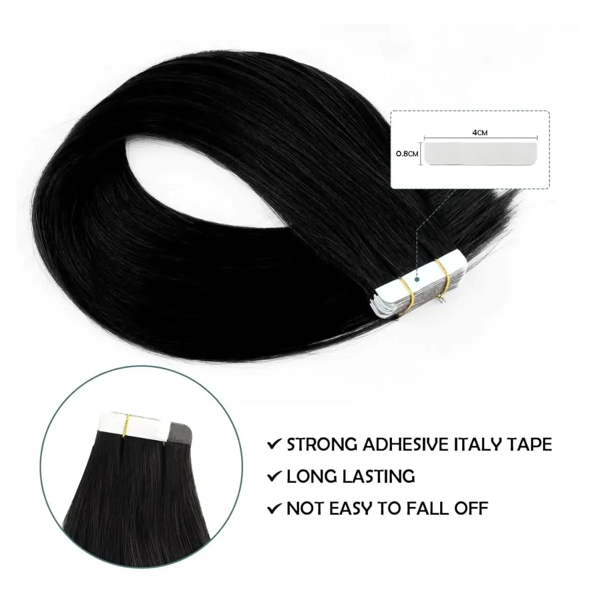 Bone Straight Tape In Hair Extensions Indian Hair Seamless Skin Weft Invisible Tape In Human Hair Extensions 50g/20pcs For Women