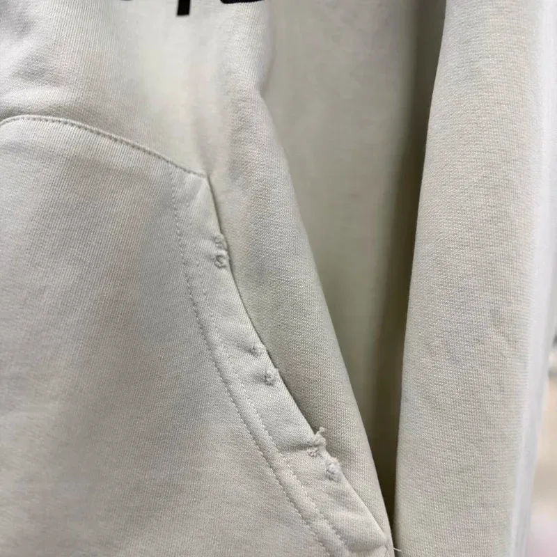 26SS Autumn Winter New Arrival Satoshi Nakamoto Hooded Sweatshirts Destructo Studded Washed Cotton Hooded Unisex Pullover