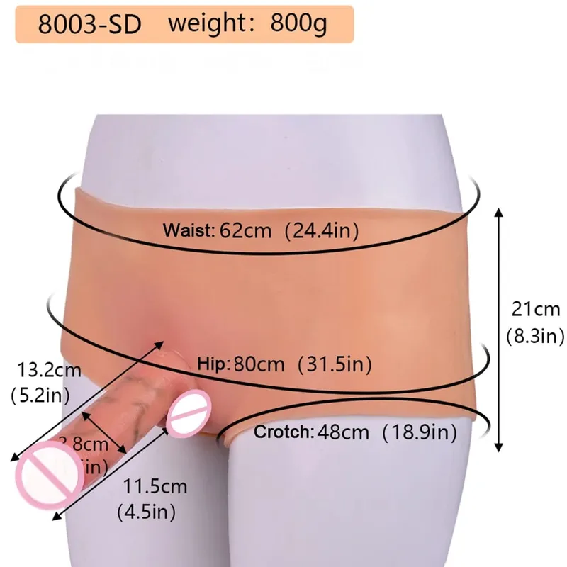 Silicone Strapon Realistic Penis Pants Wearable Solid Dildo Panties Vagina Massager Sex Toys For Women Lesbian Sexy Tools — image 7