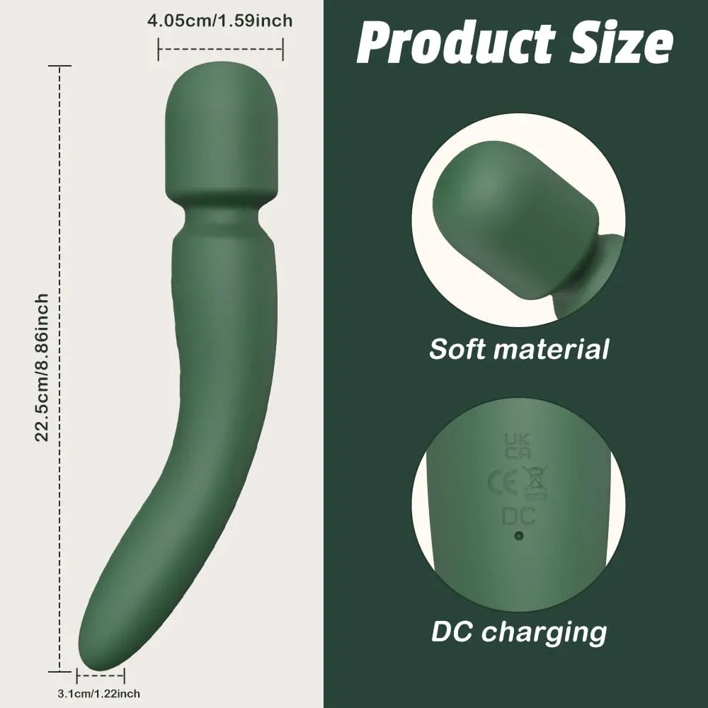 2 in 1 AV Wand Vibrator for Women Clit G-Spot Stimulator Nipples Breast Massager Female Masturbator Sex Toy for Women — image 5