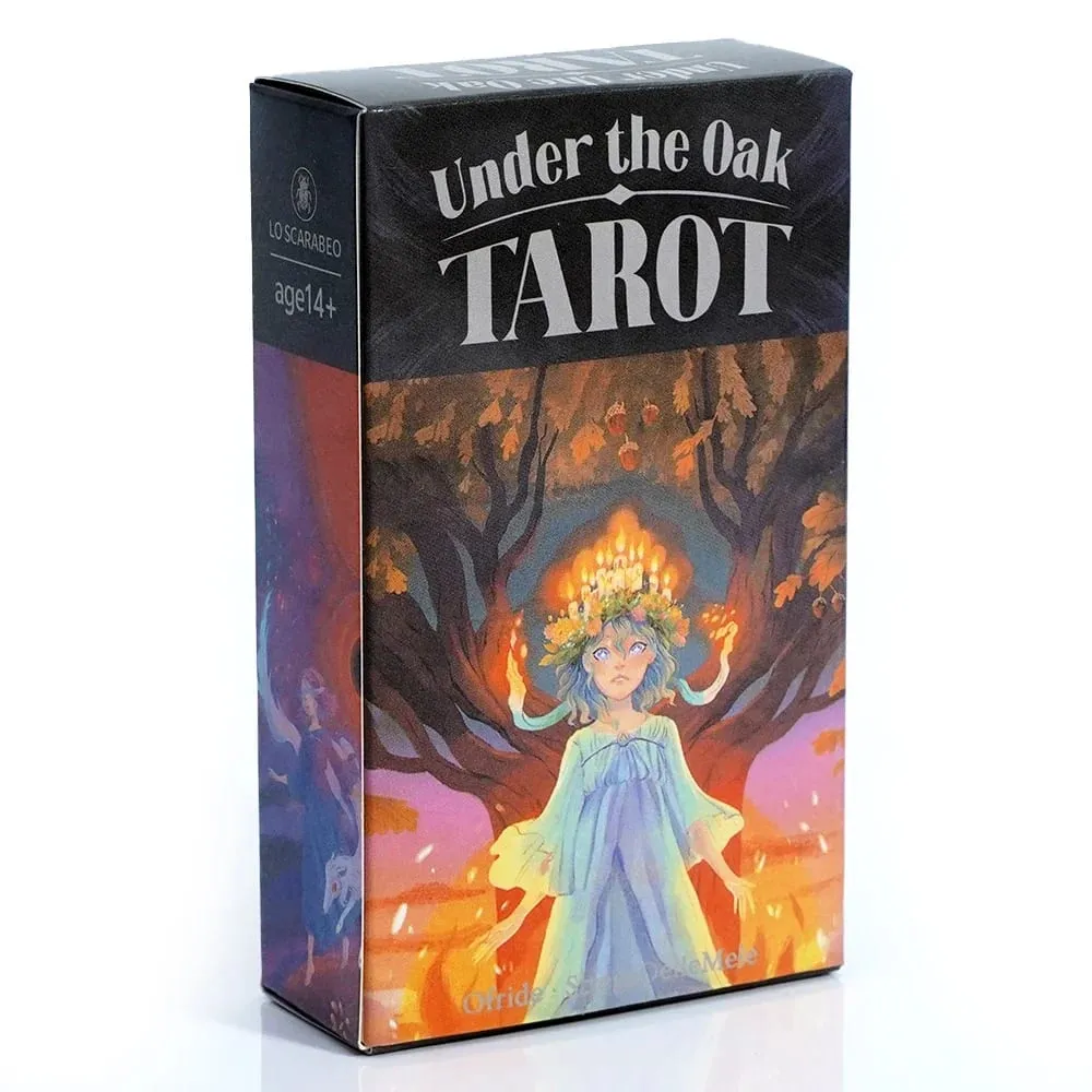 Under The Oak 78pcs Tarot Cards Tarot Deck Unique Divination Board Playing Game Combining Fact & Fiction for Insightful Readings