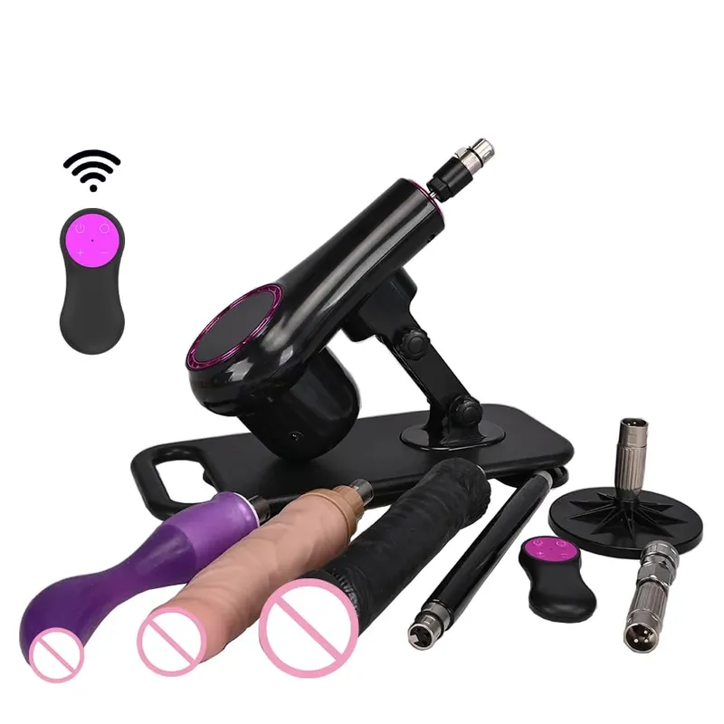 NEW Automatic Wireless Sex Machine for Woman Adjustable Masturbating Pumping SexToys for Men Couples Sex products