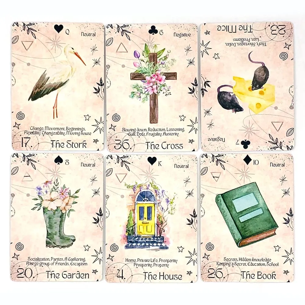 Hot-selling Oracle Cards Board Game English Version 36 Card Deck Beautifully Illustrated Fate Divination Cards Game For Family — image 4
