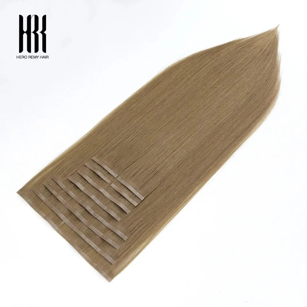 Straight Clip In PU Human Hair Extensions 10 Pcs/Set Full Head Clip Ins Hair 100/170 Grams Clip on PU Hair Extension for Women