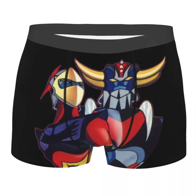 Custom Novelty Goldorak Ufo Robot Grendizer Boxers Shorts Panties Male Underpants Breathbale Briefs Underwear — image 22