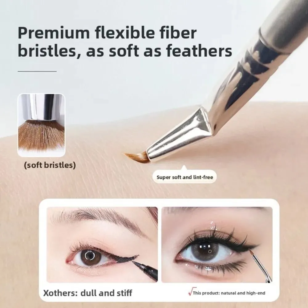 5pcs Multifunctional Eyeliner Brush Angle Eyeliner Brush Right Angle Brushes Extremely Fine Makeup Brush Aegyo Sal Brushes