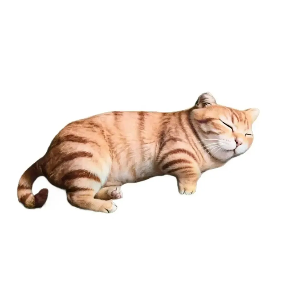 Plush Material Animal Body Pillow PP Cotton Filled 40cm Size Poultry Throw Pillows Soft Texture Cat Pattern