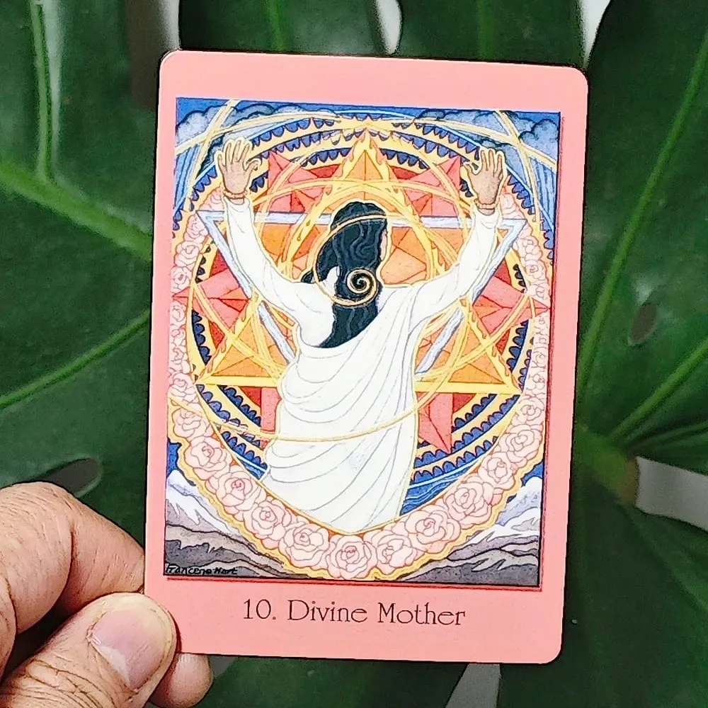 Cartões de geometria sagrada para o caminho visionário 10,4 * 7,3 cm - 64 unidades de cartões oracle integrando matemática, ciências e espiritualidade — image 5