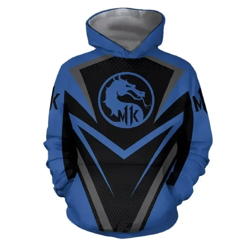 Mortal Kombat Fighting Game 3D Print Hoodies Streetwear Men Women Fashion Oversized Casual Sweatshirts Hoodie man Coat Clothes