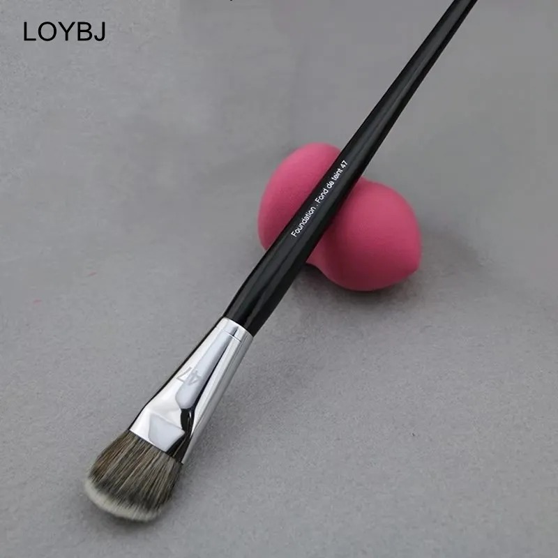 1-10pcs Pro Foundation Brush 47 Broom Head Professional Liquid Foundation Cream Concealer Brushes Women Face Base Makeup Tools