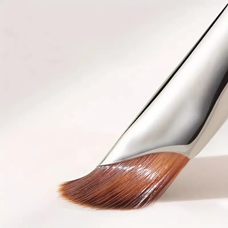 1/3 Scalpel Eyeliner Brushes with Ultra-Fine Angle Tip Flat Angle Eyebrow Brush Fine Detail Brush for Eye and Eye Area Makeup