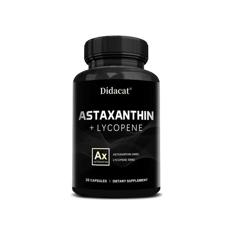Supplément d'astaxanthine pour hommes et femmes | Des microalgues Haematococcus Pluvialis pour le soutien de la santé des yeux et de la peau