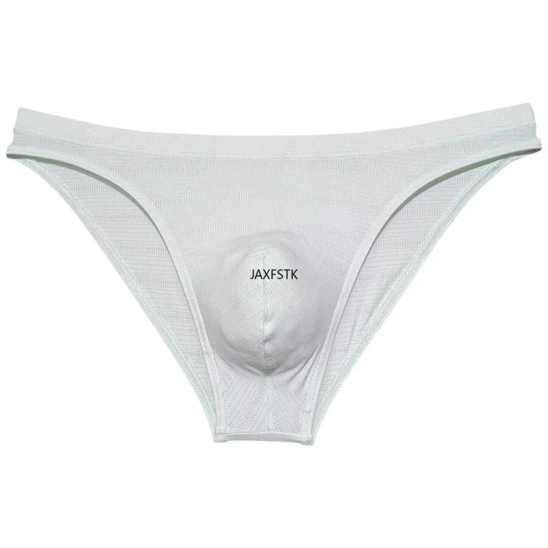 Ultrathin Briefs Men's Underwear Enhancing Pouch Male Bikini Low Rise Underpants Summmer Single Layer Everyday Comfort