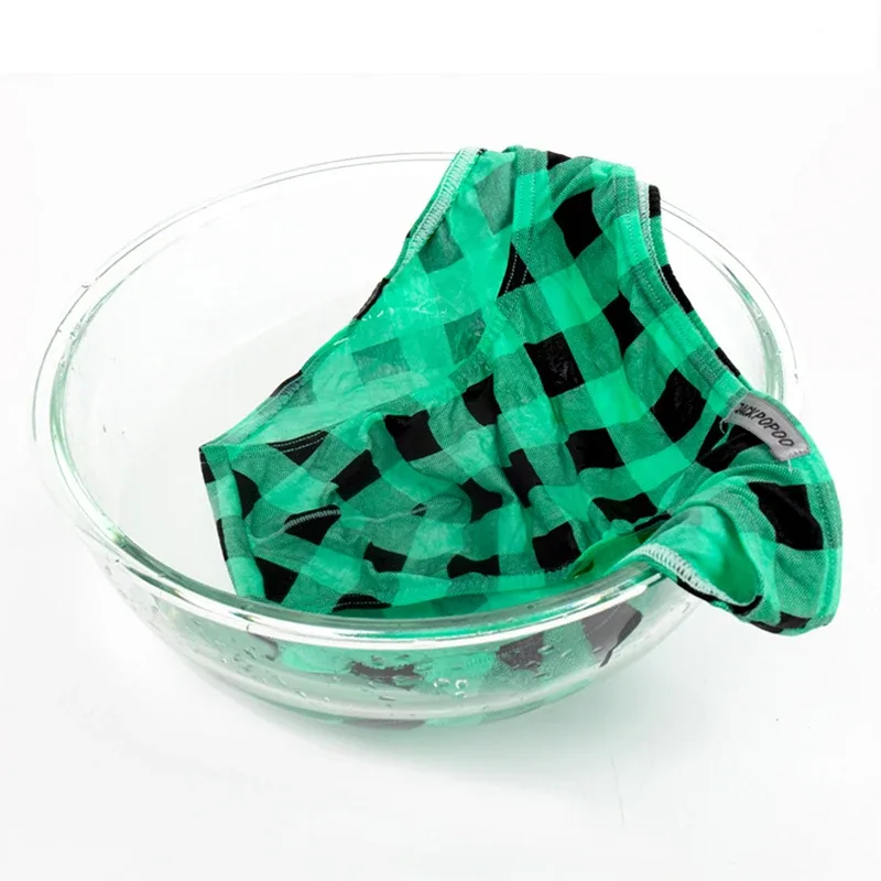 Kẻ Sọc Thời Trang Quần Lót Cotton Mềm Mại Co Giãn Nam Quần Đùi Thoáng Khí Thoải Mái Thanh Niên Quần Lót Nam Gợi Cảm U Phồng Túi Quần Lót — image 6