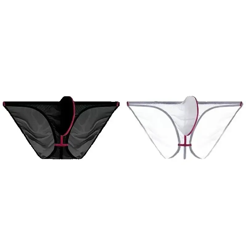 50G palm style men's underwear triangle with ice silk ultra-thin transparent small style upward tight fitting A838
