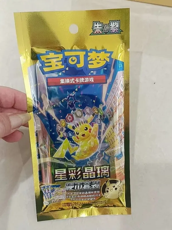New Arrival Original PokéMon Trading Card Game Booster Pack Coin Set 17.0 Stellar Crystal Ex Collection Cards Birthday Gift