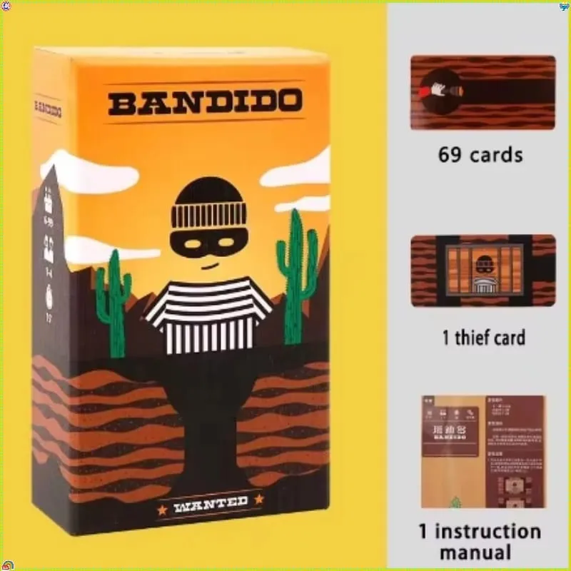2026 Bandido Bandida Board Game 1-4 Players Strategy Puzzle Card Game For Kids & Adults Party Family Fun Strategy Game