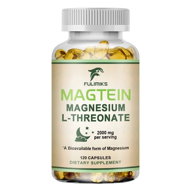 Magnesium L-Threonate Supplement with Magtein Supports Short & Long-Term Memory Cognitive Health Focus Bone & Joint Health