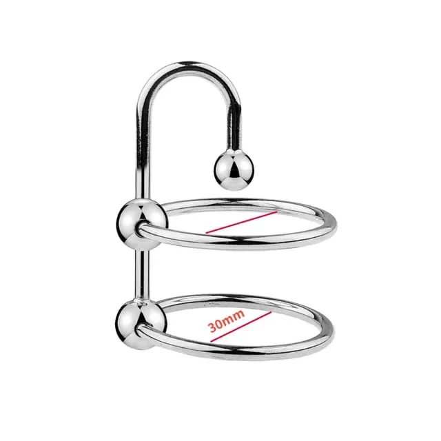 SM Urethral Dilator Cock Ring Stainless Steel Ejaculation Delay Penis Ring Metal Bead Delay Lock Fine Penis Plug Sex Toy for Men