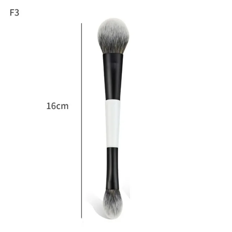 Dual-Ended F4 Contour Face Brush High Coverage Multi-purpose Eyeshadow Concealer Brushes Cosmetic Beauty Powder Blush Brush