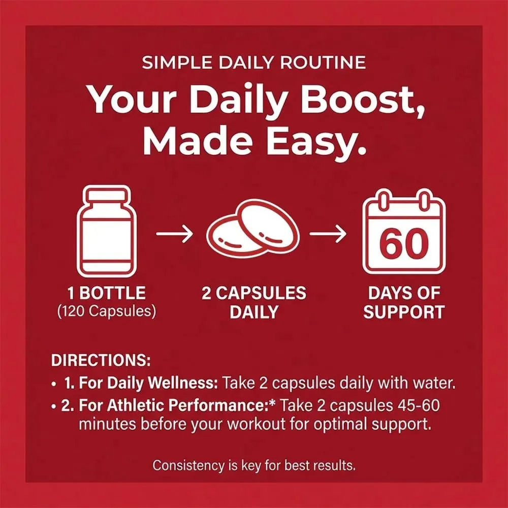 Beetroot Capsules - Supports Digestive Immunity Health Improves Energy Athletic Performance Non-GMO Gluten-free — image 7