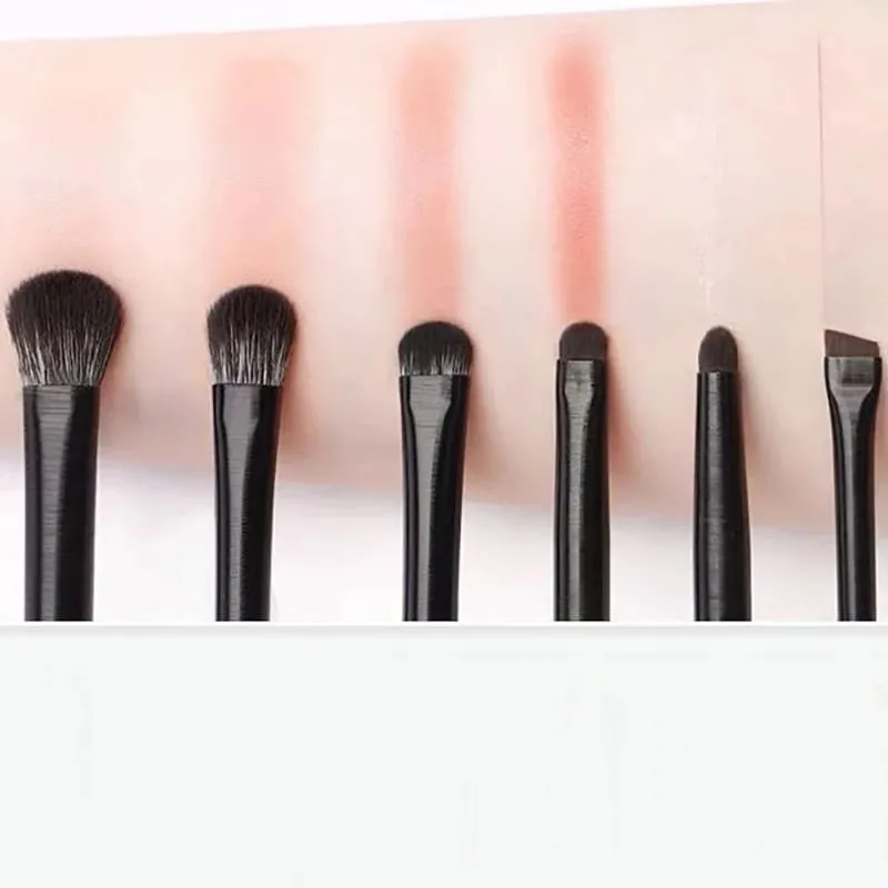 6PCS Eyes Makeup Brushes Set Professional Soft Contouring Eyeshadow Eyeliner Eyebrow Brush Women Facial Beauty Cosmetic Tool.