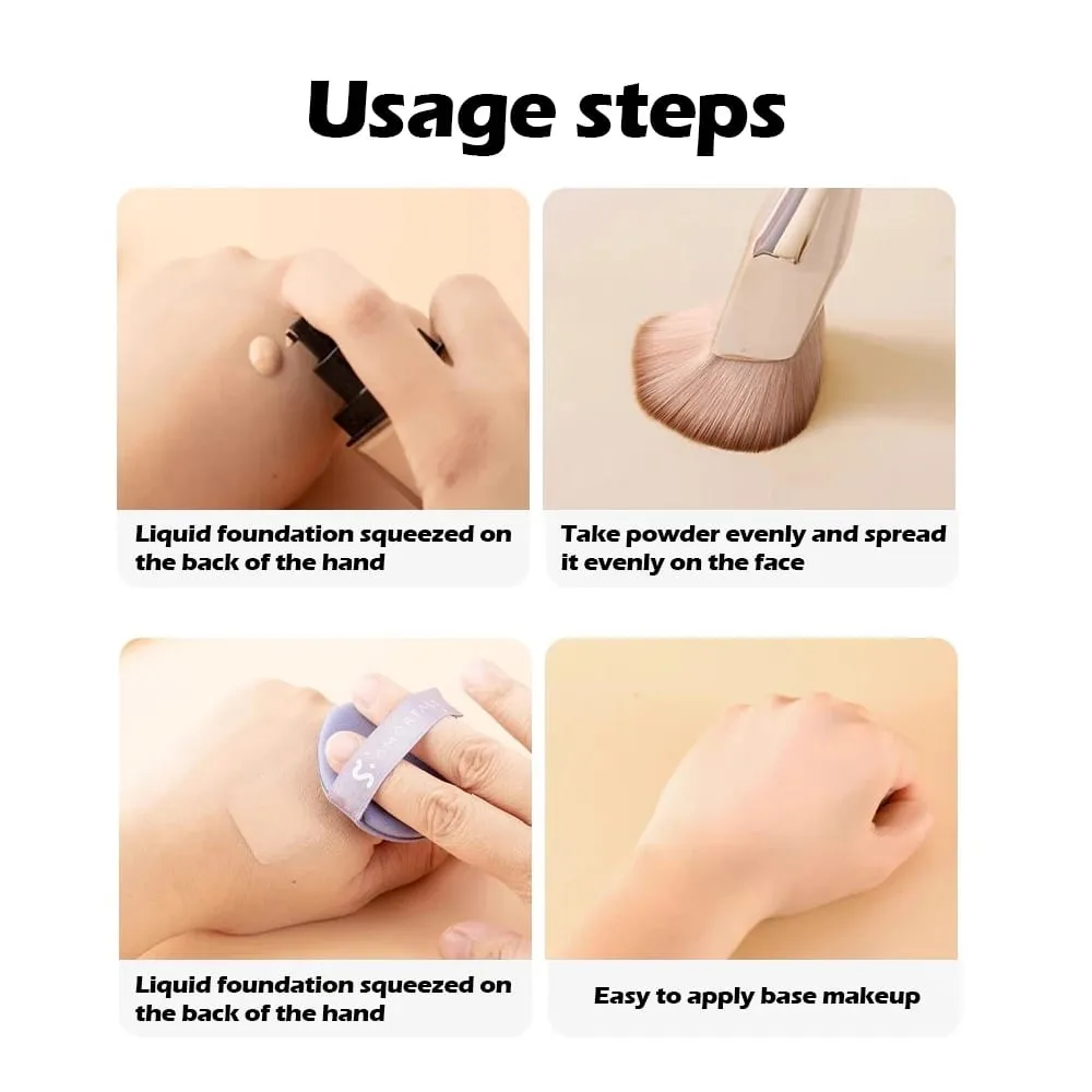 Foundation Makeup Brush Oblique Head Liquid Foundation Concealer Cosmetic Blending Brushes Face Contour Beauty Tool brush blush