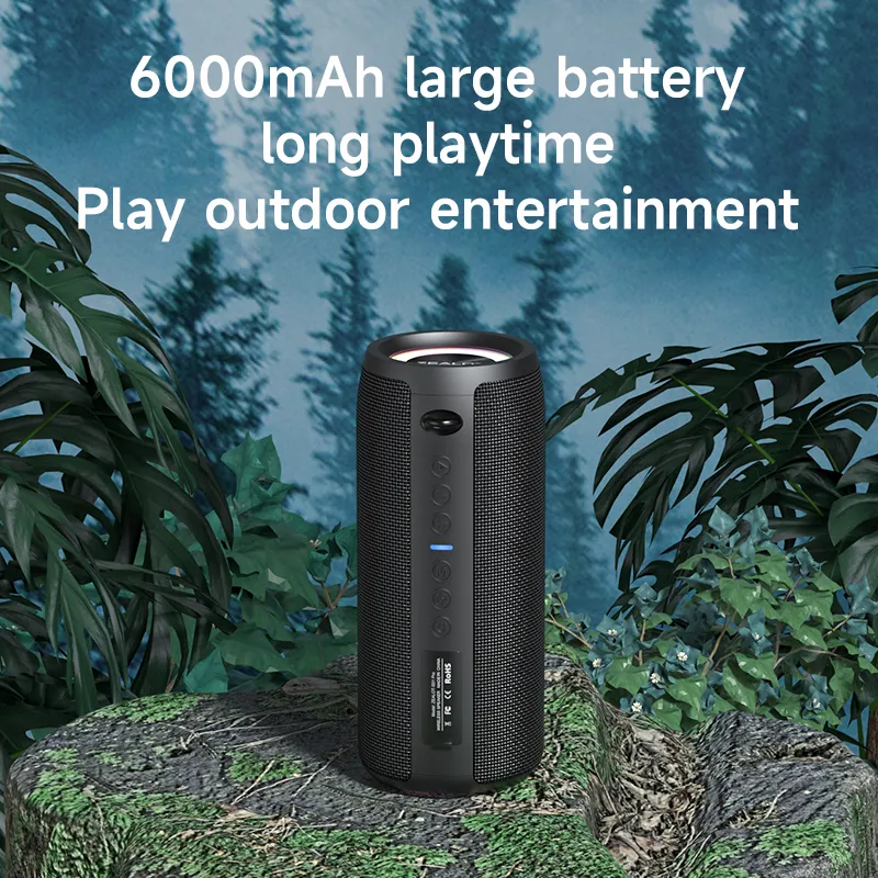 Zealot-S51Pro 40w alto-falante bluetooth de alta potência 3d estéreo baixo alto-falante bluetooth portátil ipx5 à prova dwaterproof água adequado tws boom box