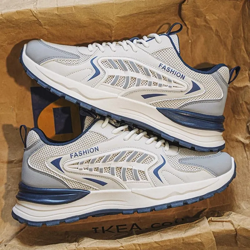 Men's Fall Shoes New Model Breathable Mesh Sports Sneakers Thick Bottom Casual Trendy Footwear — image 8
