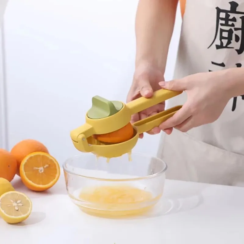 Mini Multifunctional Juicer Handheld Non-electric Juicer Lemon Squeezer Fruit Orange Juicer Household Manual Juicer Supplies