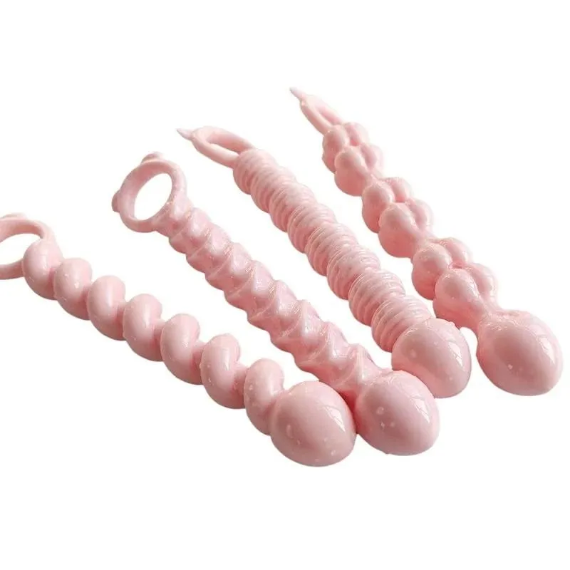 S-Beads Soft Anal Plug Anus Toys Big Balls Silicone G-Spot Stimulating Butt Plugs Adult Sex Couple Sexy — image 1