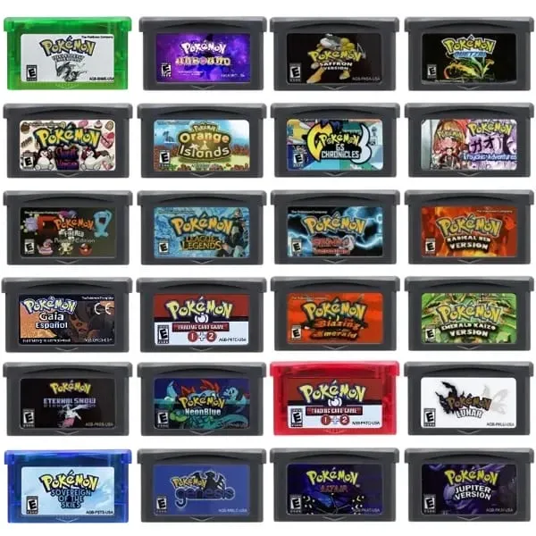 Pokemon Series GBA Game Cartridge Sweet FireRed Rocket Unbound Radical Red Gaia Quetzal for GBA — image 1