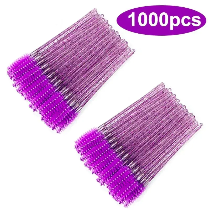 Wholesale 50/1000/2000pcs Spoolies Brush Mascara Wands Wholesale Eyebrow Lash Cleaning Brushes Applicator Makeup Tools Eyelash
