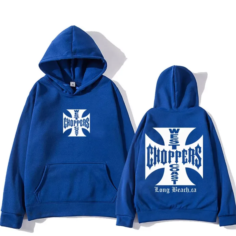 Paul Walker West Coast Choppers sweat à capuche hommes femmes surdimensionné haut tendance hip hop vêtements polaire à manches longues sweat vintage — image 8