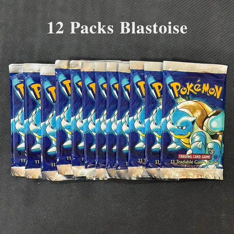 11Cards/Pack PTCG Booster Packs Proxy Card Jungle/Fossil/Base Set Charizard Blastoise Venusaur PKM Board Game collectible Cards — image 10