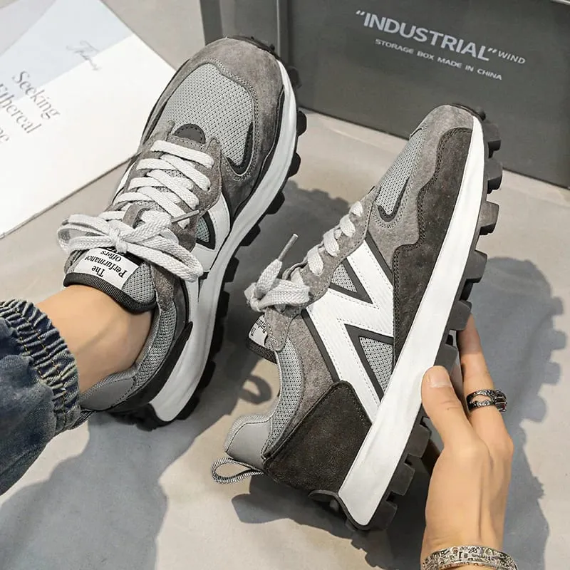 Men New Breathable Sneakers High-end Sport Balance Fashion Shoes for Men Trend Luxury Sneakers Women Zapatos Altos Hombre — image 1