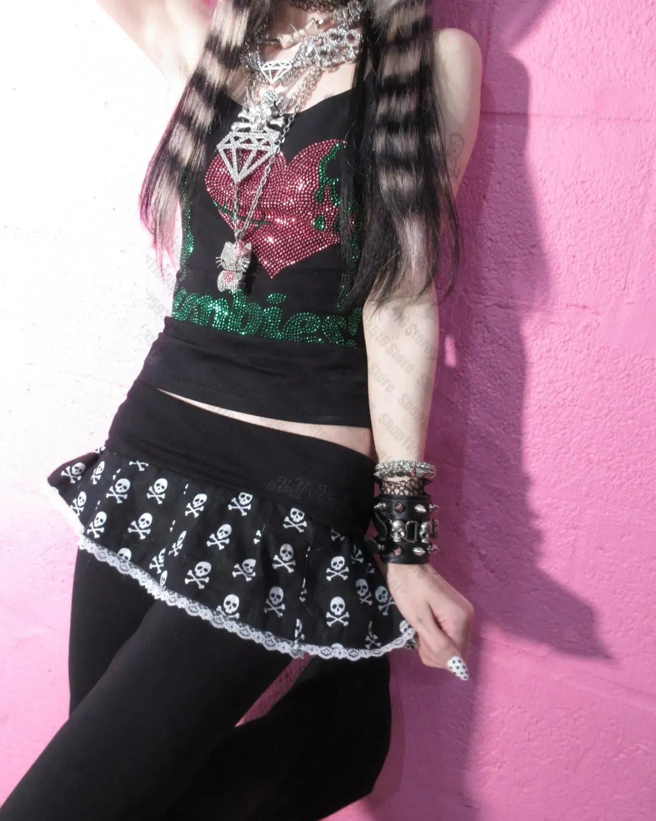 Aesthetic Clothing Women Top Y2k Summer Tanks & Camis Women's Cropped Crop Tops Y2k Cute Tops With Suspenders Gothic Clothes Emo