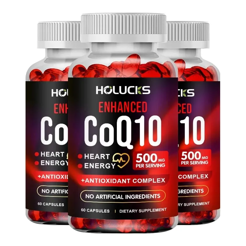 Yimiduk Premium CoQ10 500mg Supplement for Heart Function Fertility & Overall Cellular Vitality Skin Health & Immune Defense
