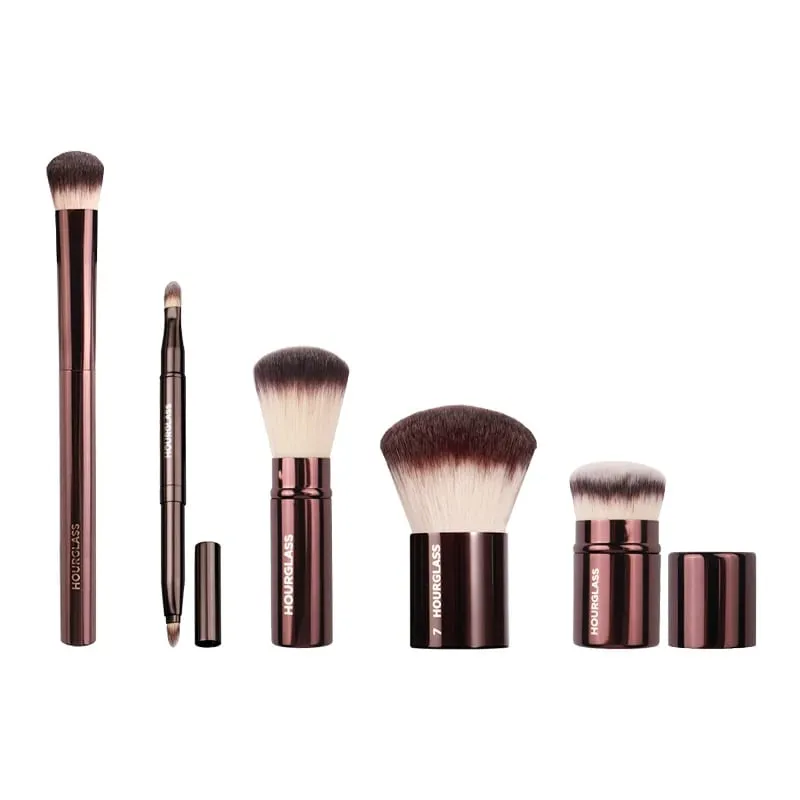 1pc Hourglass Pro Foundation Makeup brushes Powder contour Blusher Make up brush metal handle Highlight Bronzer high end No box — image 2