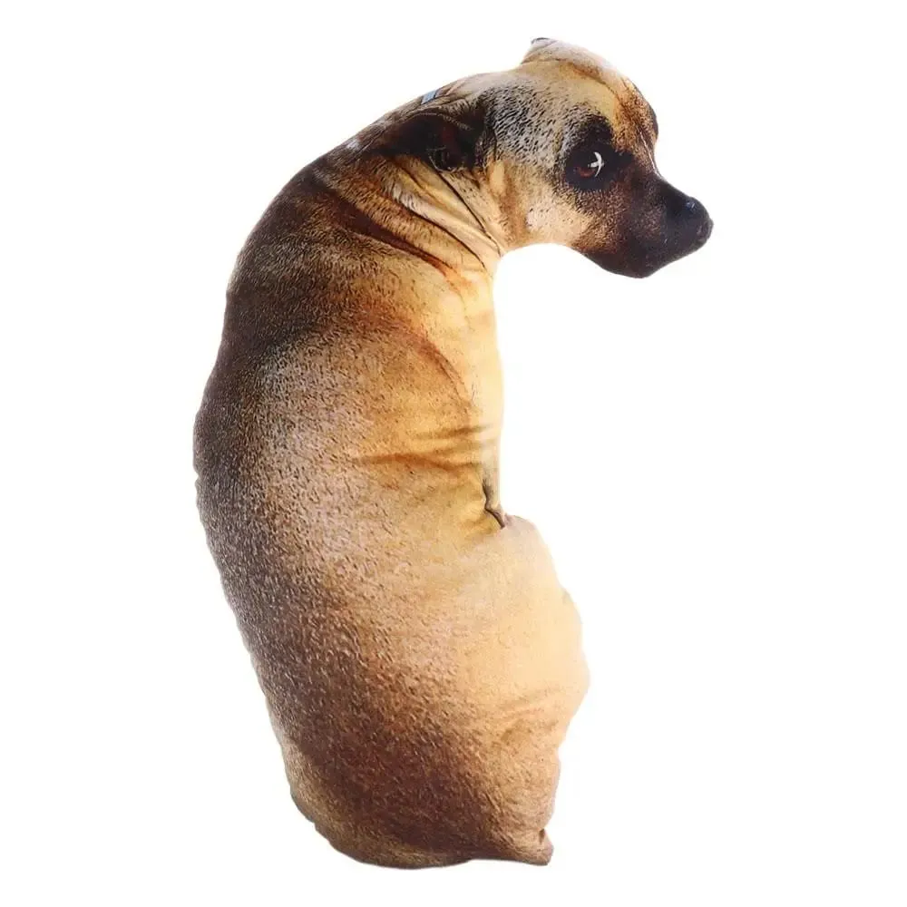 Cute 3D Lifelike Animal Throw Pillow Soft Creative Dog Pillow Cushion Office