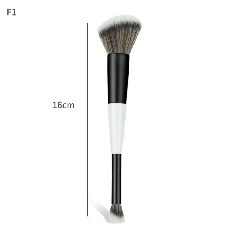 Dual-Ended F4 Contour Face Brush High Coverage Cosmetic Beauty Makeup Brushes Multi-purpose Eyeshadow Concealer Brushes