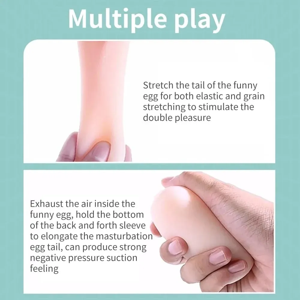 Laile Mini Masturbator Egg Portable Pocket Pussy for Men Disposable Male Sex Toy Cup — image 5
